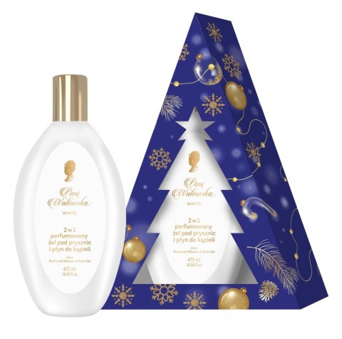 MIRACULUM PANI WALEWSKA Choinka 2w1 Perfumowany żel pod prysznic i płyn do kąpieli White 475 ml