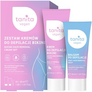 MIRACULUM TANITA Zestaw kremów do depilacji bikini (Krem do depilacji 50ml + Balsam po depilacji 30ml)