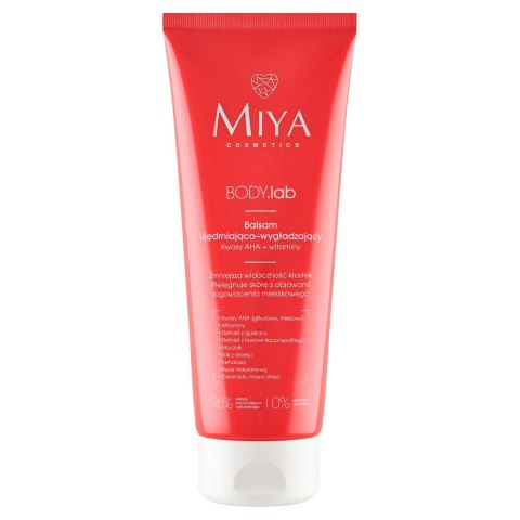 MIYA MIYA BODY.lab Balsam ujędrniająco-wygładzający kwasy AHA i witaminy 200 ml