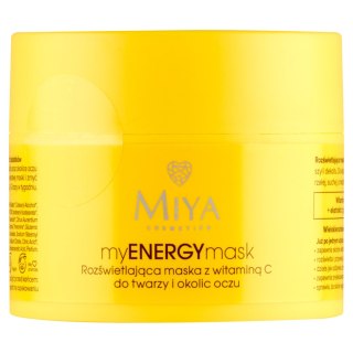 MIYA MIYA myENERGYmask Rozświetlająca maska z witaminą C 50 ml
