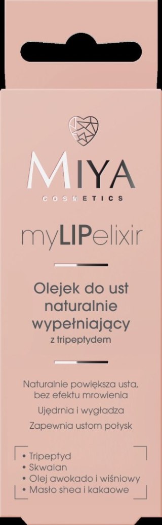 MIYA MIYA myLIPelixir Olejek do ust naturalnie wypełniający clear 10 g