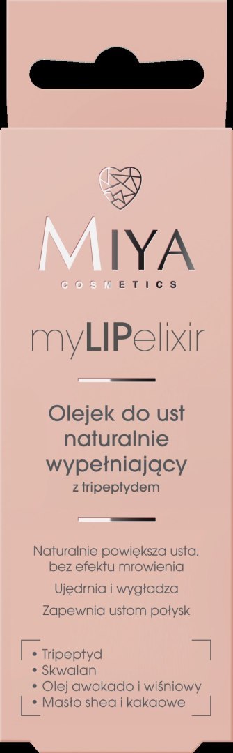 MIYA MIYA myLIPelixir Olejek do ust naturalnie wypełniający clear 10 g