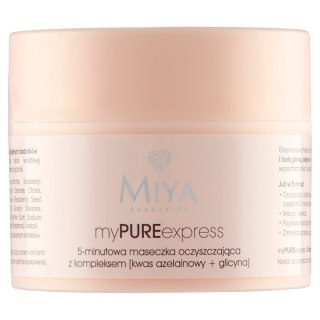 MIYA MIYA myPUREexpress Maseczka oczyszczająca 5-minutowa 50g