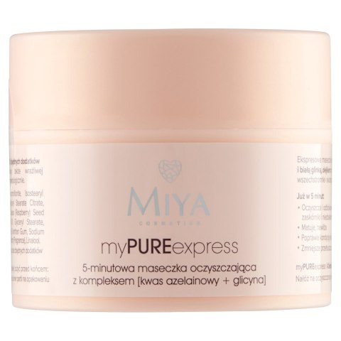 MIYA MIYA myPUREexpress Maseczka oczyszczająca 5-minutowa 50g