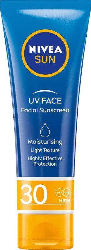 NIVEA NIVEA SUN Facial Sunscreen Lekki krem nawilżający do twarzy SPF30 50 ml