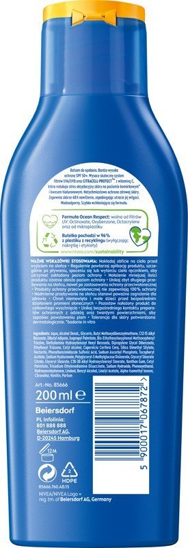 NIVEA NIVEA SUN Protect & Moisture Balsam nawilżający do opalania SPF50+ 200 ml