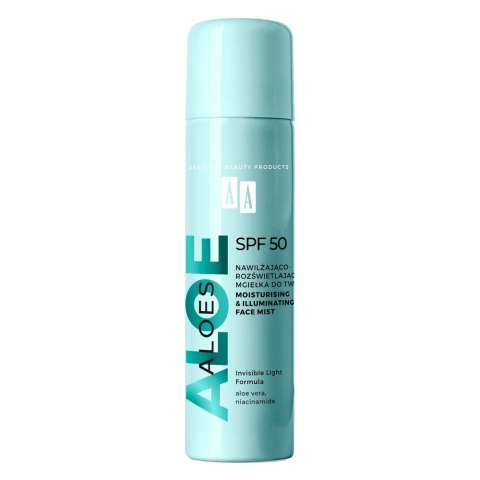 OCEANIC AA Aloes Mgiełka do twarzy nawilżająco - rozświetlająca SPF50 100 ml