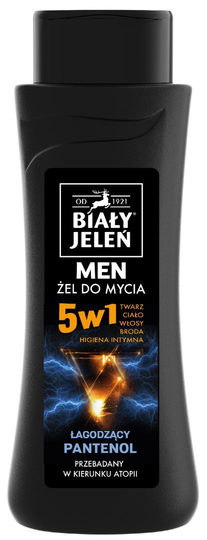 POLLENA BIAŁY JELEŃ Men Żel do mycia ciała 5w1 - dla mężczyzn 300 ml