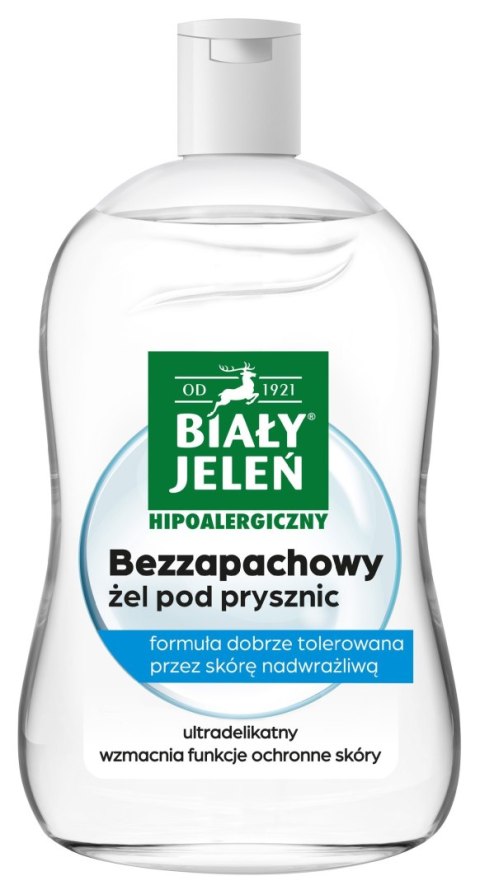 POLLENA BIAŁY JELEŃ Żel pod prysznic bezzapachowy hipoalergiczny 500 ml