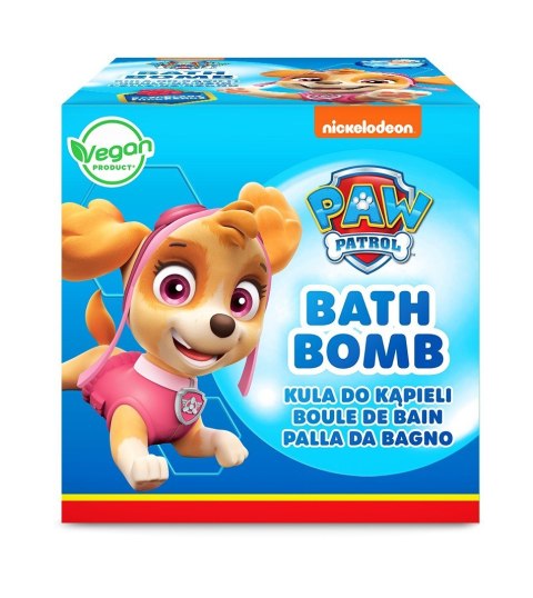 PROD.LICENCYJNE KIDS Psi Patrol Kula musująca do kąpieli - Raspberry (malina) 165 g