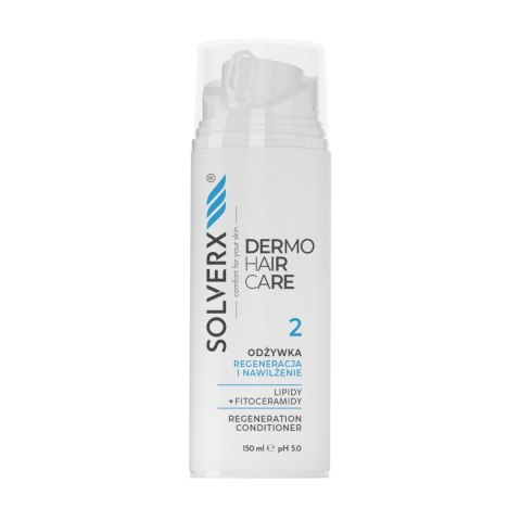SOLVERX SOLVERX Dermo Hair Odżywka do włosów Regeneracja i nawilżenie 150 ml