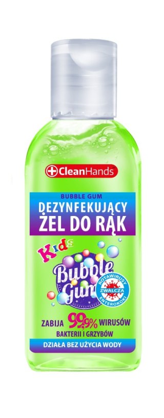 SWIT CLEAN HANDS Żel dezynfekujący do rąk dla dzieci - Bubble Gum 50 ml