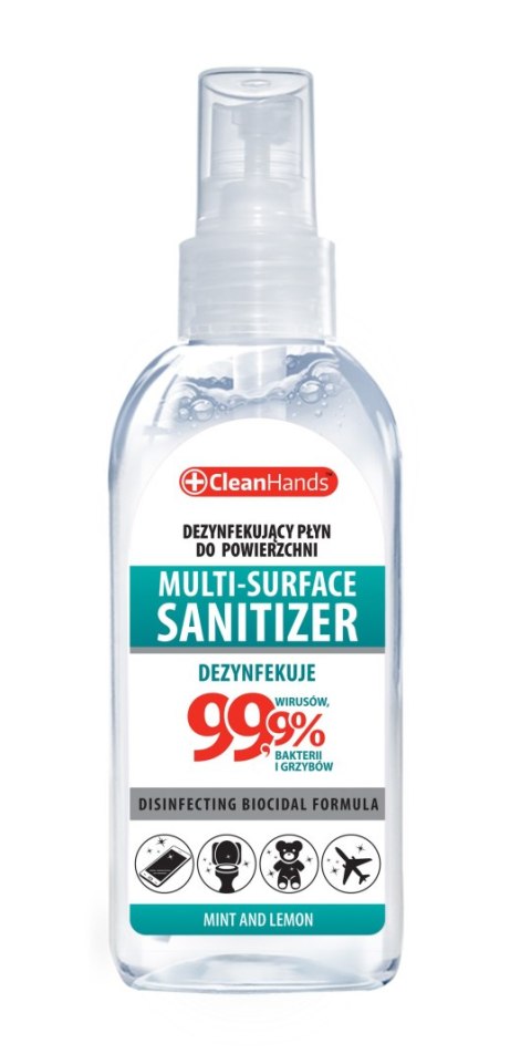SWIT CLEANHANDS Multi-Surface Sanitizer Antybakteryjny spray do dezynfekcji powierzchni 100 ml