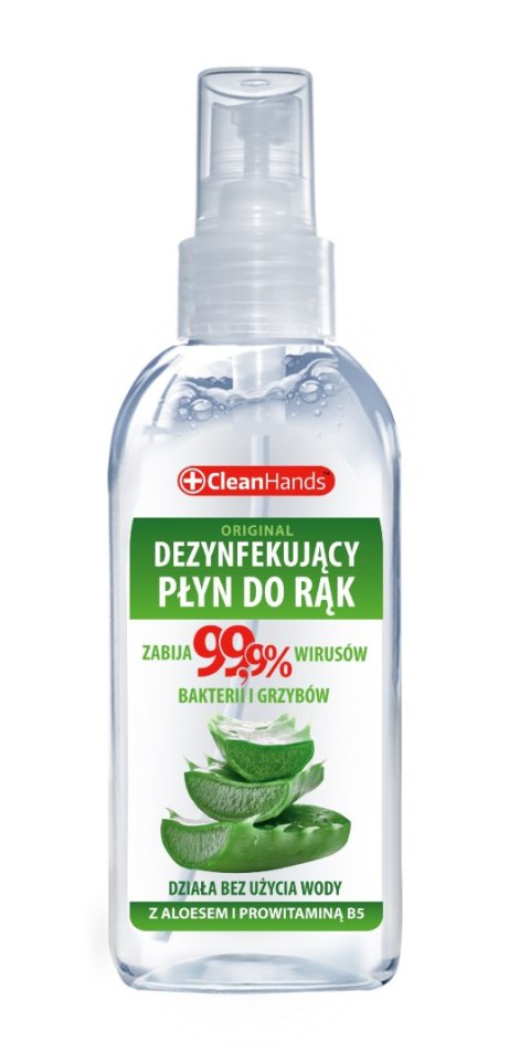 SWIT CLEANHANDS Original Antybakteryjny spray do dezynfekcji rąk z prowitaminą B5 i aloesem 100 ml