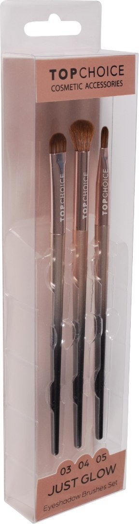 TOP CHOICE TOP CHOICE Pędzel do cieni Just Glow 03, 04 i 05 3 szt