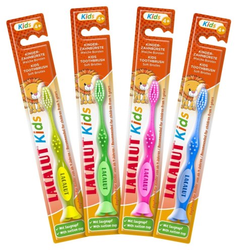 ZDROVIT LACALUT Kids Szczoteczka dla dzieci 4+ soft (miękka)