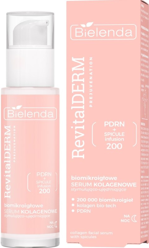 BIELENDA BIELENDA Revital Derm Biomikroigłowe serum kolagenowe stymulująco - ujędrniające na noc 30 ml