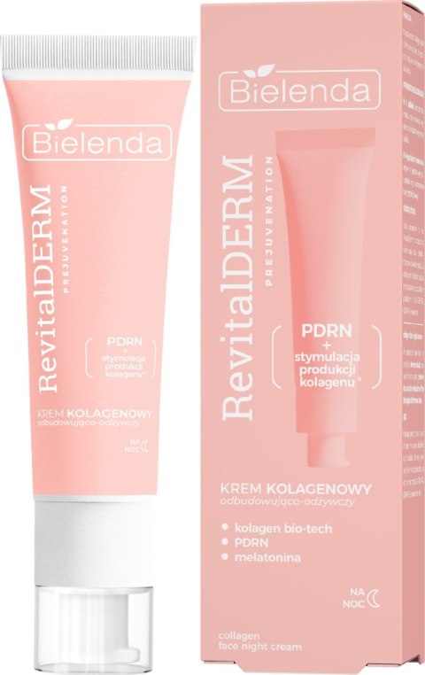 BIELENDA BIELENDA Revital Derm Krem kolagenowy odbudowująco - odżywczy na noc 40 ml