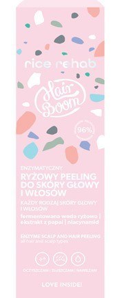 BODY BOOM / SHE HairBoom RICE REHAB Peeling ryżowy d/sk.głowy100ml