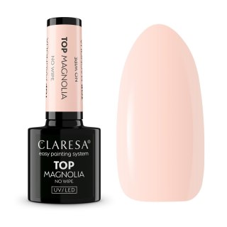 CLARESA NAILS CLARESA Top do paznokci hybrydowych No Wipe Magnolia 5g
