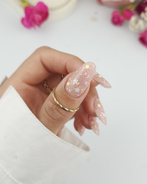 CLARESA NAILS CLARESA Top do paznokci hybrydowych No Wipe Pastel Garden 5g