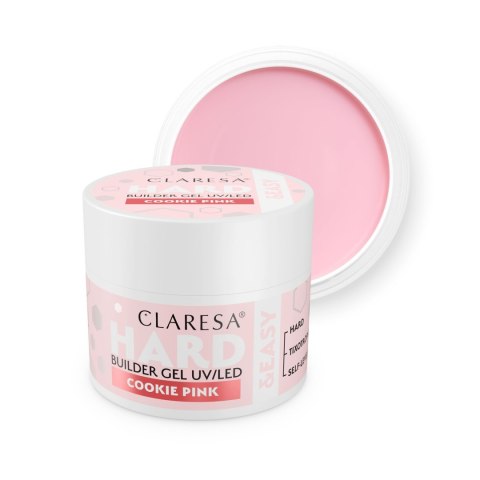 CLARESA NAILS Claresa N Żel Hard&Easy Builder Cookie Pink 45 g