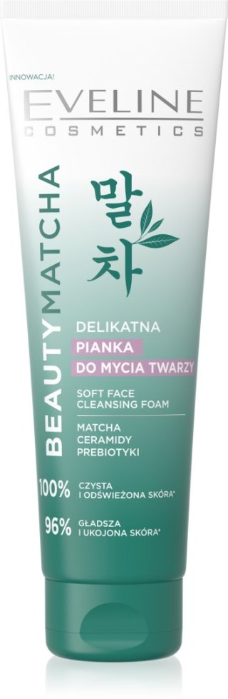 EVELINE EVELINE Beauty Matcha Delikatna pianka do mycia twarzy 125 ml