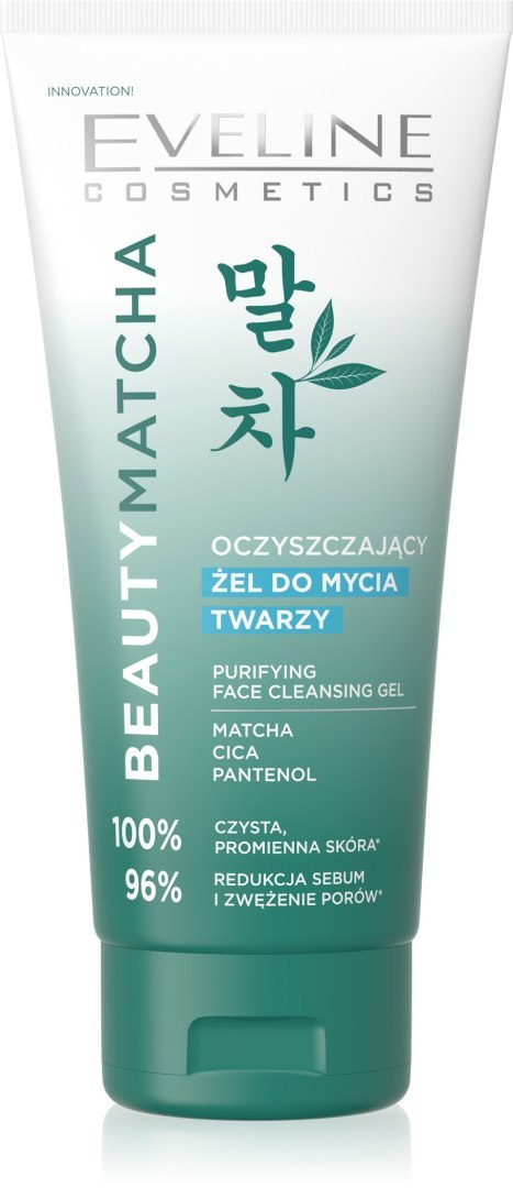 EVELINE EVELINE Beauty Matcha Żel oczyszczający do mycia twarzy 150 ml
