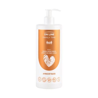 FORTE SWEEDEN ON LINE Family Time Mydło do rąk i ciała 2w1 - Apricot Bliss 500 ml