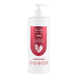 FORTE SWEEDEN ON LINE Family Time Żel do mycia ciała ,włosów i twarzy 3w1 - Magnolia Dream 850 ml