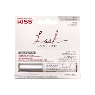 KISS KISS Klej do sztucznych rzęs bez lateksu Lash Couture - bezbarwny 5g