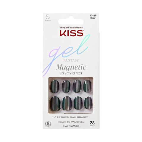 KISS KISS Sztuczne Paznokcie Gel Fantasy Magnetic - Dial Me (rozmiar S) 1op.(28szt)