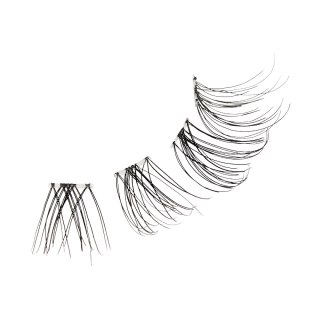 KISS KISS Sztuczne Rzęsy kępki The New Natural - Neo Trio Lashes + klej 1g