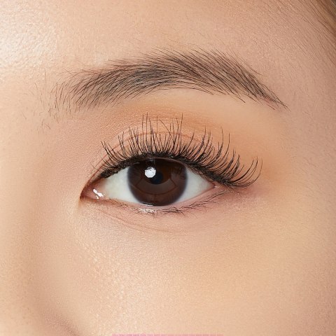 KISS KISS Sztuczne Rzęsy kępki The New Natural - Neo Trio Lashes + klej 1g