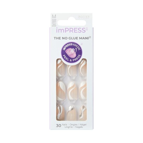 KISS KISS Sztuczne paznokcie samoprzylepne imPRESS 1op.(30szt)
