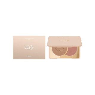 LOVRO/POPPY LOVRO Bronze & Blush Set Prasowany bronzer i róż do modelowania twarzy 5 g