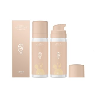 LOVRO/POPPY LOVRO Bubble Foundation Podkład o napowietrzonej rozświetlającej formule 02 Vanilla 50 ml