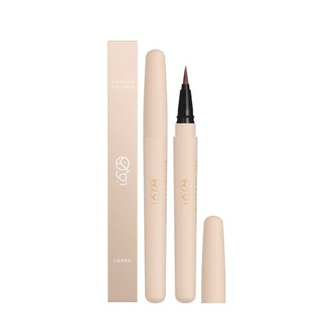 LOVRO/POPPY LOVRO Shimmer Eyeliner błyszczący płynny 01 Chocolate 0.6 g