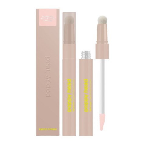 LOVRO/POPPY POPPY HEAD Eyece Cream rozświetlająco - korygujący korektor pod oczy 01 Pink Gelato