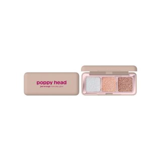 LOVRO/POPPY POPPY HEAD Just Enough Everyday Glow paleta cieni do powiek 01 Shine Agenda 4.8 g