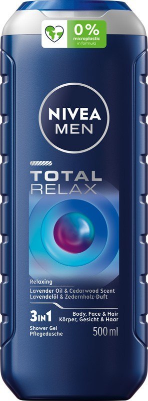 NIVEA NIVEA Men Total Relax Żel pod prysznic dla mężczyzn 500 ml