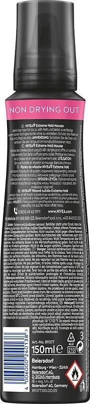 NIVEA NIVEA Styling Pianka do włosów Extreme Hold 150 ml