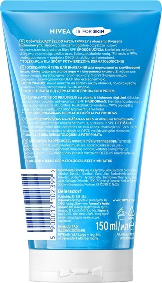 NIVEA NIVEA Żel do mycia twarzy odświeżający 150 ml