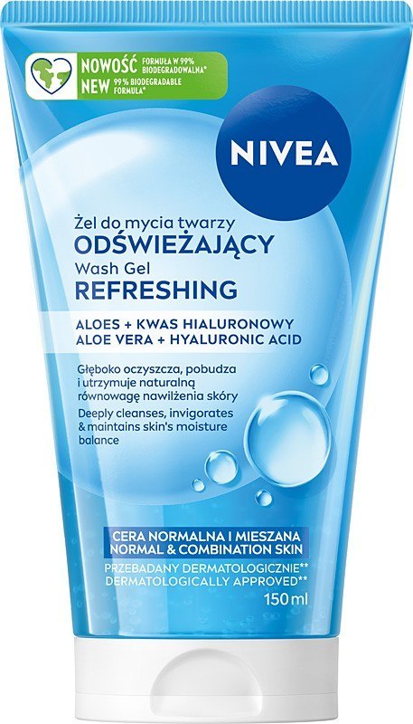 NIVEA NIVEA Żel do mycia twarzy odświeżający 150 ml