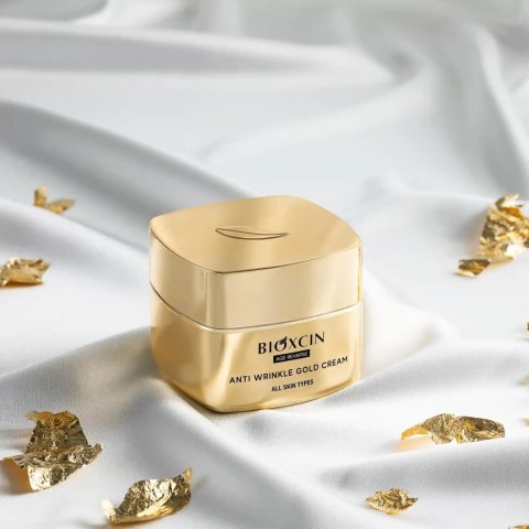 NUSUK BIOXCIN Age Reverse Przeciwzmarszczkowy krem złoty do twarzy (24K Gold) 50 ml