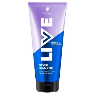 SCHWARZKOPF H SK LIVE Silver szampon 200ml new&