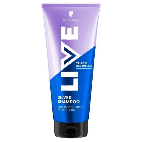 SCHWARZKOPF H SK LIVE Silver szampon 200ml new&
