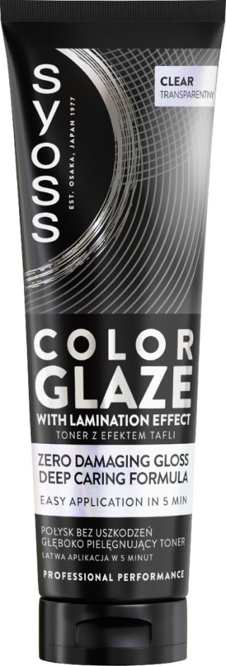SCHWARZKOPF H SYOSS COLOR Toner Glaze Clear
