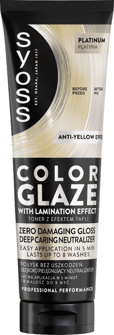 SCHWARZKOPF H SYOSS COLOR Toner Glaze Platinum