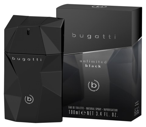 SIROWA BUGATTI Unlimited Black For Him Woda toaletowa dla mężczyzn 100 ml